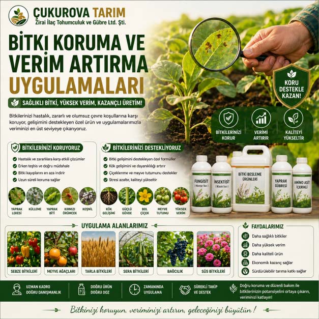 Bitki Koruma ve Verim Artırma Uygulamaları