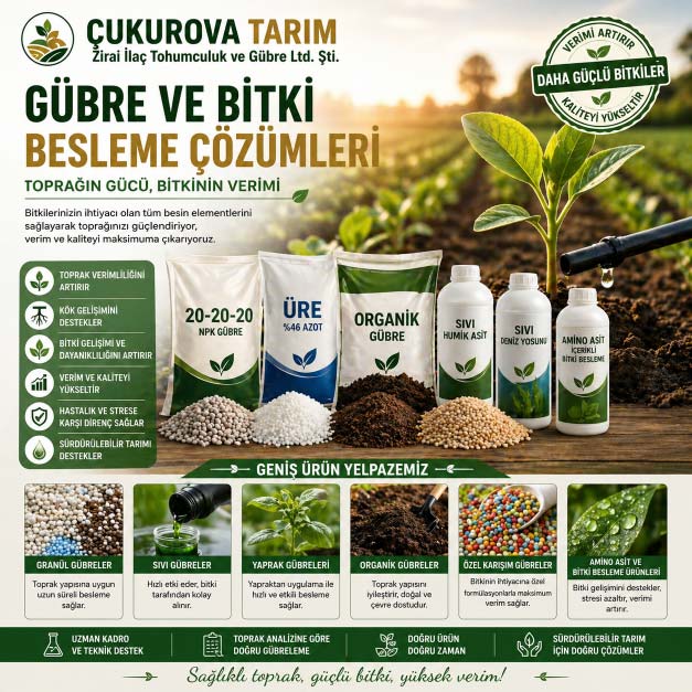 Gübre ve Bitki Besleme Çözümleri